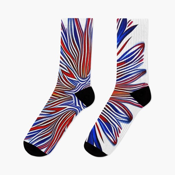 Item preview, A red, white and blue sunburst pattern designed and sold by Paw's Arts.