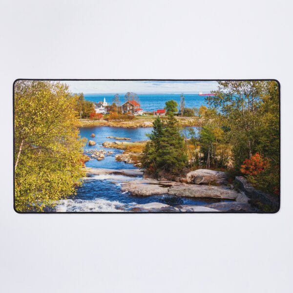 Item preview, Autumn colors by the water in Quebec, Canada designed and sold by Travelways.