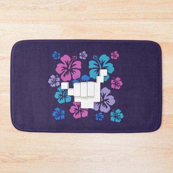 Item preview, Pixel Hawaii Shaka Sign Hang Loose Hibiscus Flowers designed and sold by pixelsparkzone.