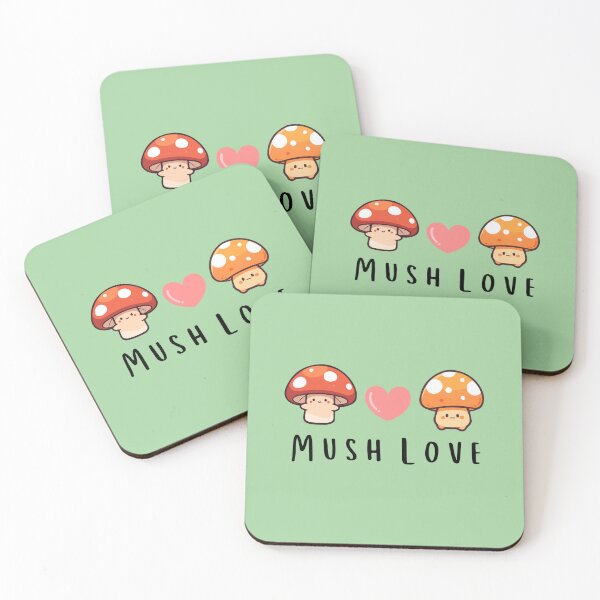Item preview, Mush Love - Whimsical Mushroom & Heart Design designed and sold by Moniz Allart.