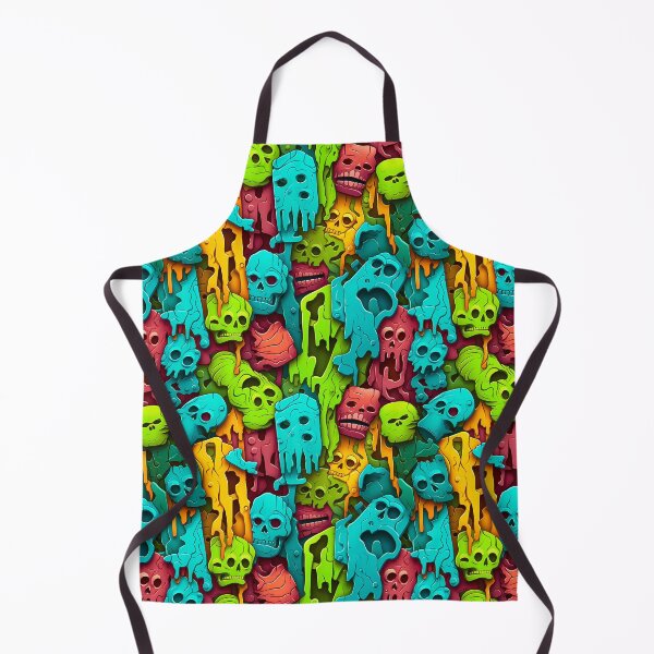 Item preview, 3D Halloween Zombies Seamless Pattern designed and sold by TriarArt.