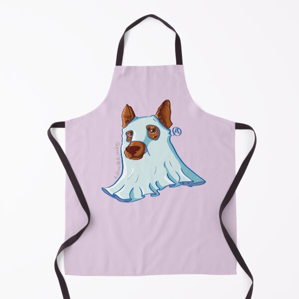 Item preview, ghost dog, halloween designed and sold by gisselldrawn.
