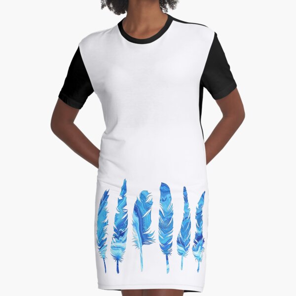 Birds of a Feather: Glue Geode Graphic T-Shirt Dress