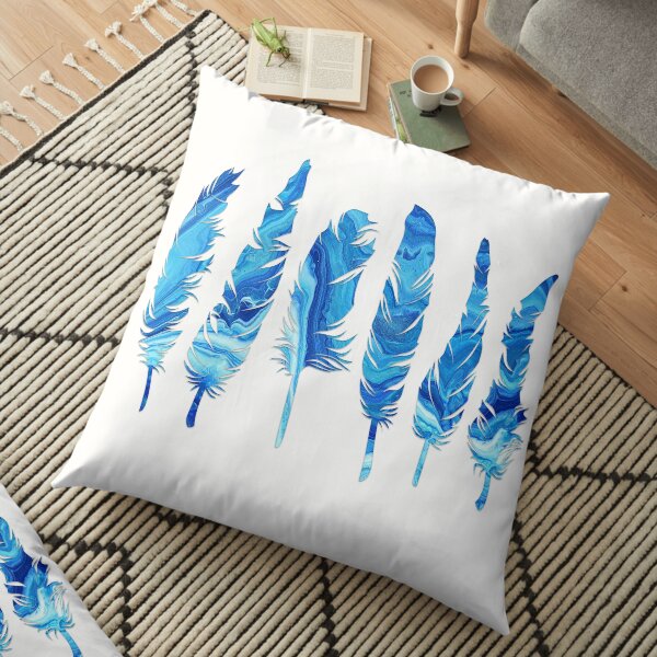 Birds of a Feather: Glue Geode Floor Pillow