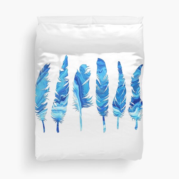 Birds of a Feather: Glue Geode Duvet Cover
