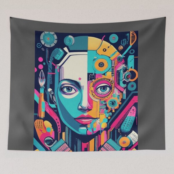 Item preview, Colorful Draw of an Android. designed and sold by JLincoln48.