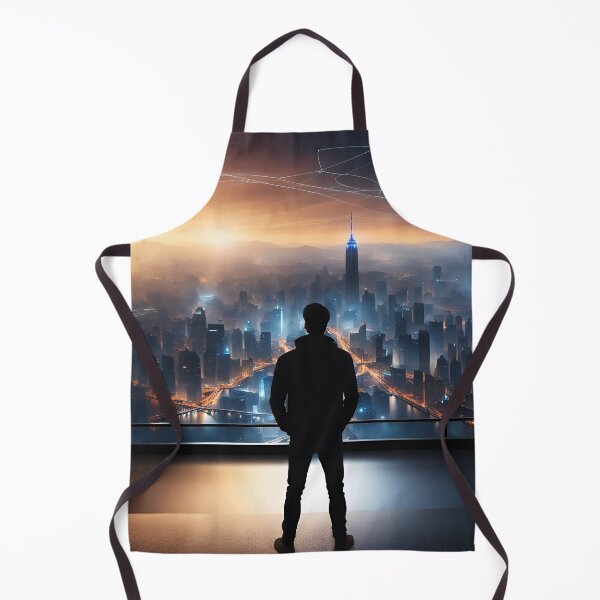 Item preview, Beautiful and lovely futuristic city view art designed and sold by luisalfonso1989.