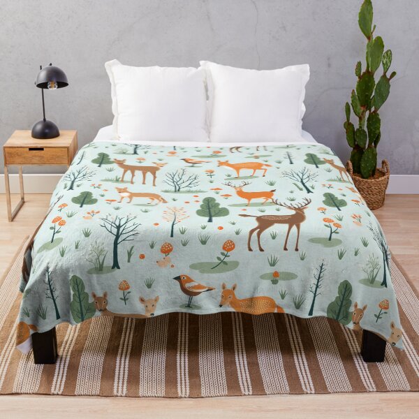 Item preview, minimal wildlife seamless designed and sold by Ttthunder123.