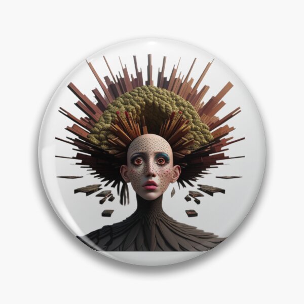 Item preview, Abstract Futuristic Thought Collector Women Head Art designed and sold by Hungry-Murphy.