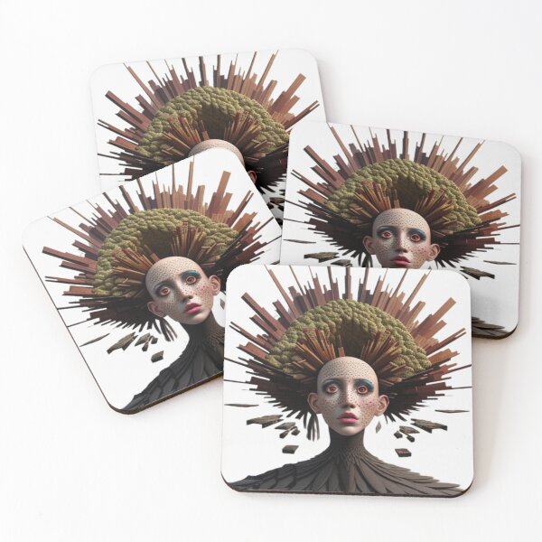 Item preview, Abstract Futuristic Thought Collector Women Head Art designed and sold by Hungry-Murphy.