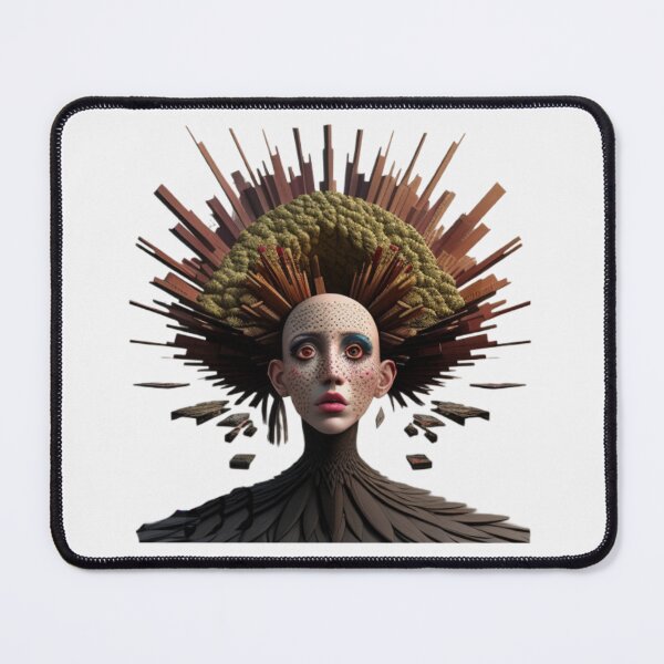 Item preview, Abstract Futuristic Thought Collector Women Head Art designed and sold by Hungry-Murphy.