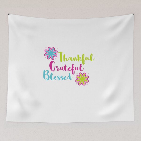 Item preview, Thankful Grateful Blessed designed and sold by DesignGraceLove.