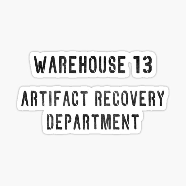 Warehouse Artifact Recovery Department Sticker