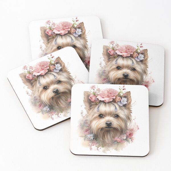 Item preview, Dainty Blooming Beauty Yorkie  designed and sold by lovefurries.
