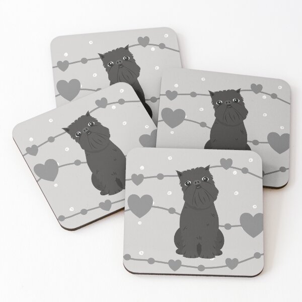 Item preview, Love Black Brussels Griffon Cropped Ears designed and sold by Lulupainting.