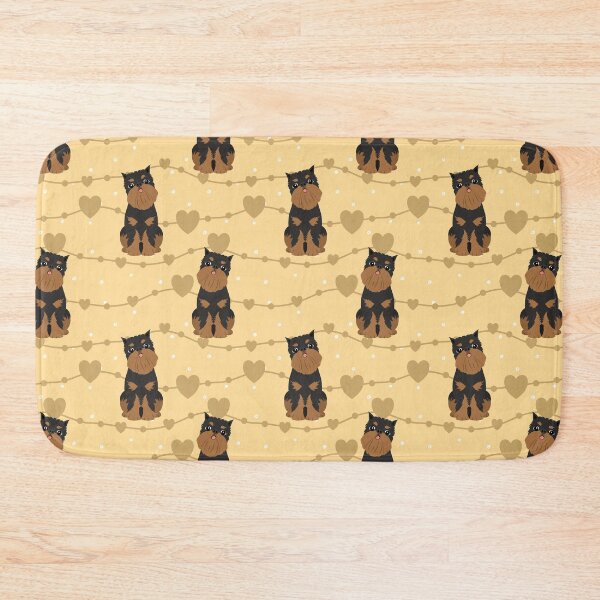 Item preview, Love Black Tan Brussels Griffon Cropped Ears designed and sold by Lulupainting.