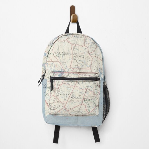 Item preview, Vintage North Carolina Postal Route Map (1957) designed and sold by BravuraMedia.