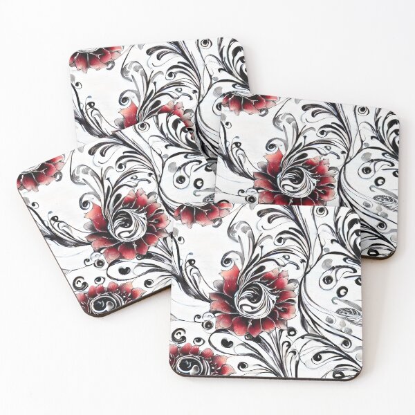 Item preview, Flower Swirls designed and sold by Poetic Patterns Studio.