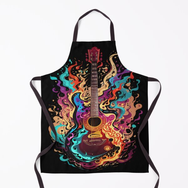 Item preview, Colorful Abstract Guitar Art designed and sold by alaa-mously.