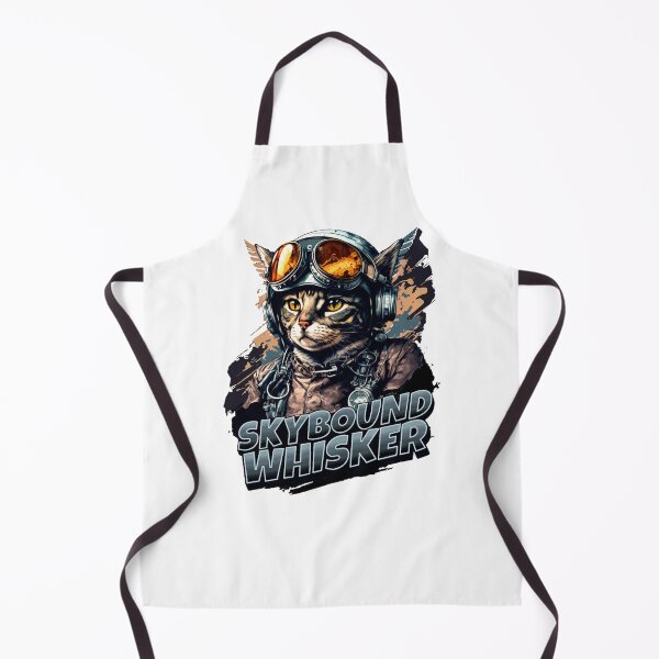 Item preview, cat sky bound whisker, cat pilot, cat sky bound whisker designed and sold by GreyStanzione1.