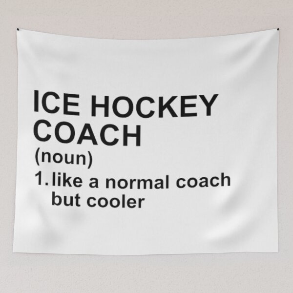 Artikelvorschau, Definition eines Eishockeytrainers – wie ein normaler Trainer, aber cooler entworfen und verkauft von GymWearDepot.