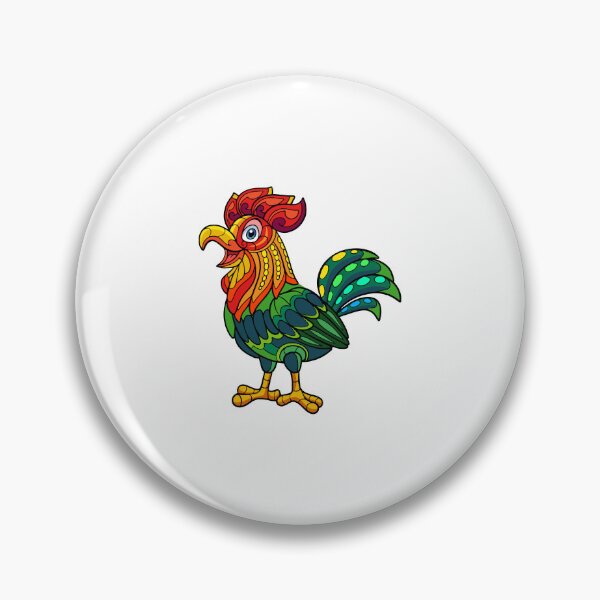 Item preview, Colorful rooster, rooster cartoon, rooster animation  designed and sold by GreyStanzione1.