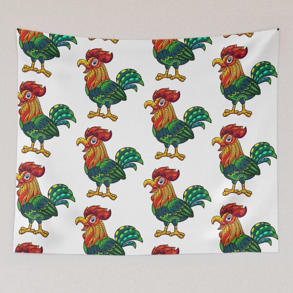 Item preview, Colorful rooster, rooster cartoon, rooster animation  designed and sold by GreyStanzione1.