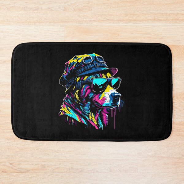 Item preview, Colorful face dog, watercolor face dog, face dog  designed and sold by GreyStanzione1.
