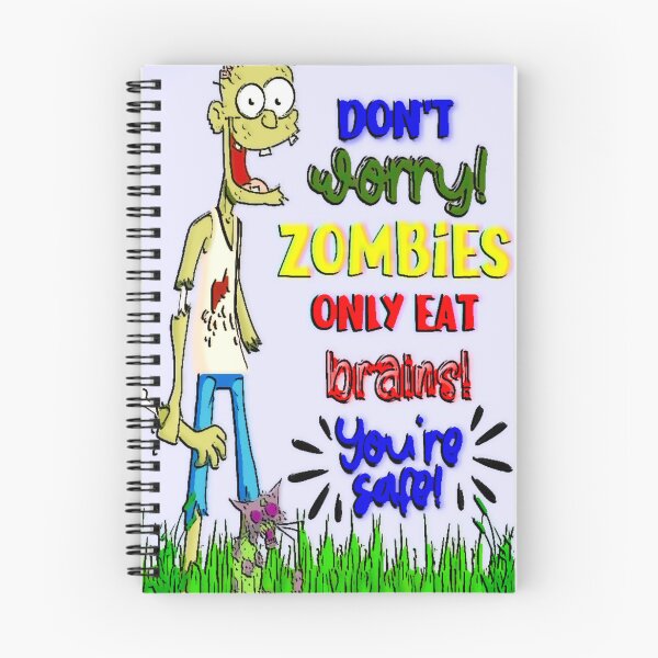 Item preview, Zombies Only Eat Brains Halloween Humor designed and sold by gleefulme.