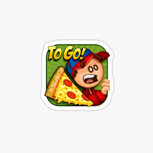 Flipline Studios Papa Louie Pizza Sticker - Sticker Mania