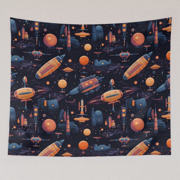 Item preview, Sci-fi seamless designed and sold by Ttthunder123.