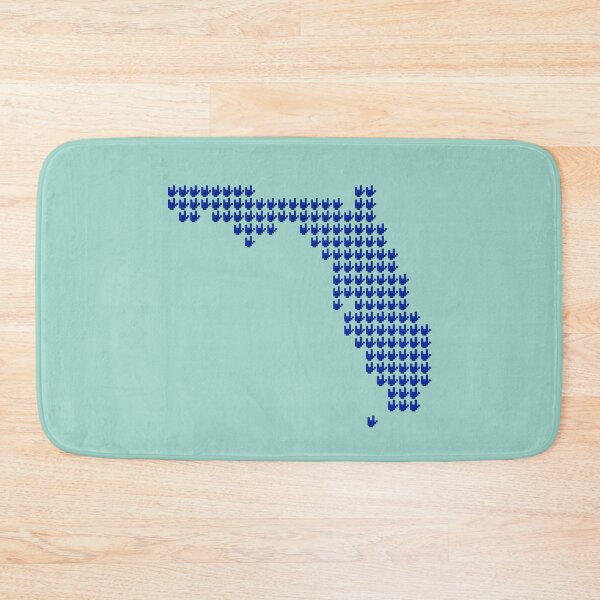Item preview, ASL Pixel Love Florida State Map designed and sold by pixelsparkzone.