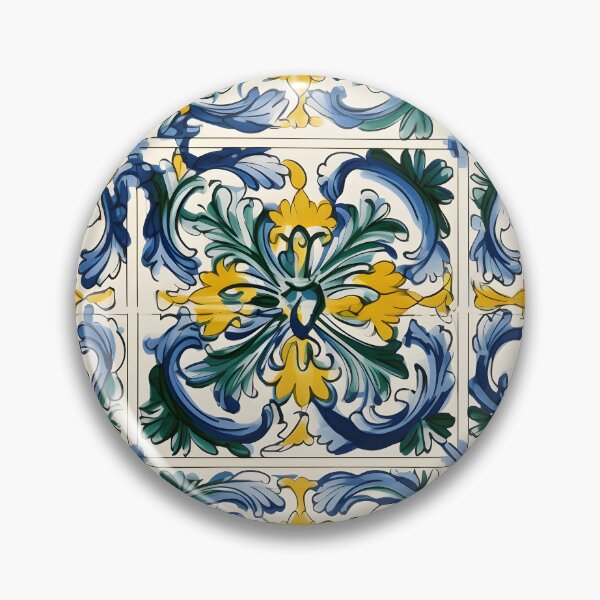 Item preview, Italian Majolica Tile 2 designed and sold by DigitalPatternx.