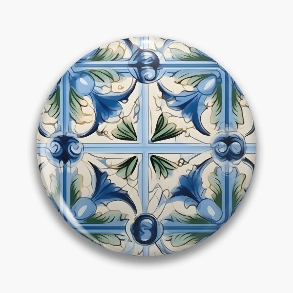 Item preview, Italian Majolica Tile 1 designed and sold by DigitalPatternx.