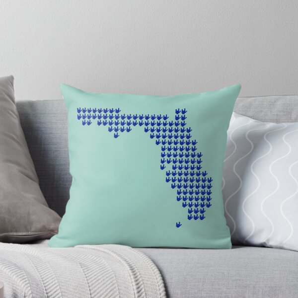 Item preview, ASL Pixel Love Florida State Map designed and sold by pixelsparkzone.