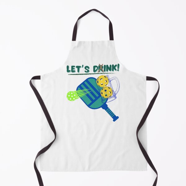 Item preview, Let's Drink! Let's Dink! Funny Pun Pickleball Balls & Paddle For Men & Women designed and sold by FCS Specialties LLC.