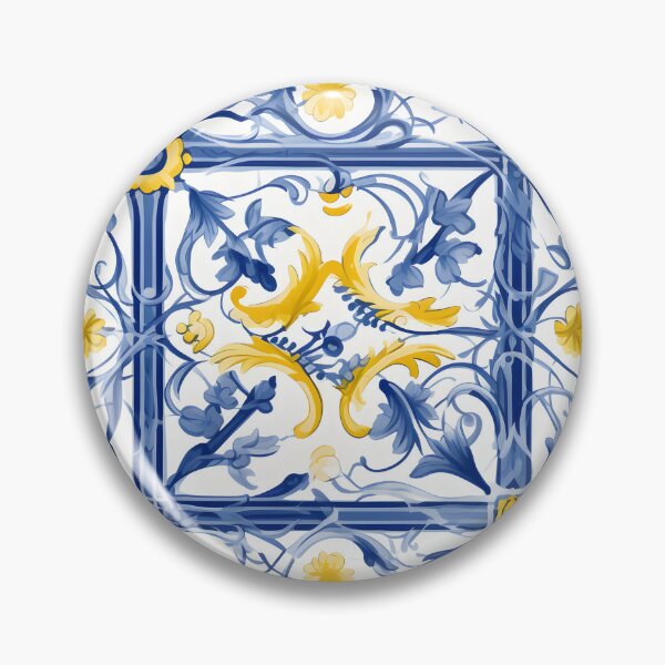 Item preview, Azulejo de mayólica italiana 3 designed and sold by DigitalPatternx.