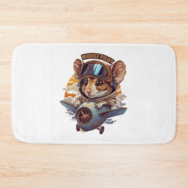 Item preview, mouse pilot, cute mouse, mouse cartoon designed and sold by GreyStanzione1.