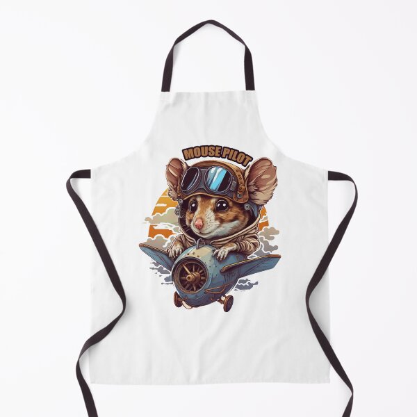 Item preview, mouse pilot, cute mouse, mouse cartoon designed and sold by GreyStanzione1.