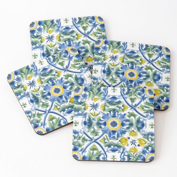 Item preview, Italian Majolica Tile 5 designed and sold by DigitalPatternx.
