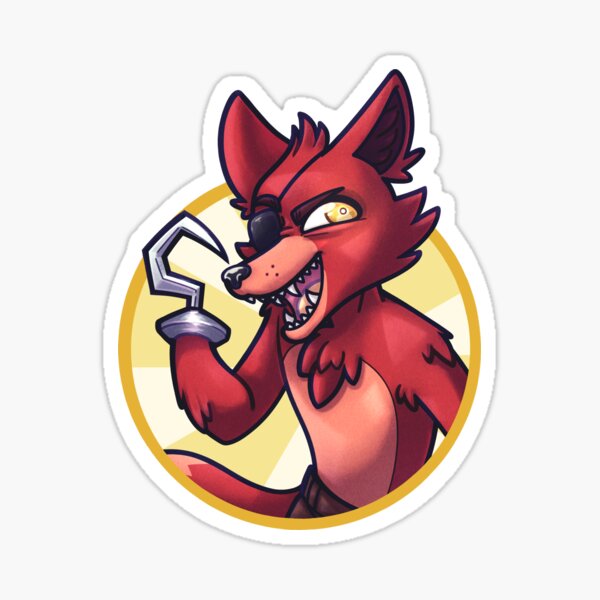 Foxy The Pirate Fox (FNaF Movie) Sticker for Sale by chickoless