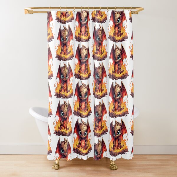 Item preview, dragon fire, dragon warrior, dragon cartoon  designed and sold by GreyStanzione1.