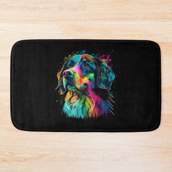 Item preview, colorful dog face, dog face, watercolor dog face designed and sold by GreyStanzione1.