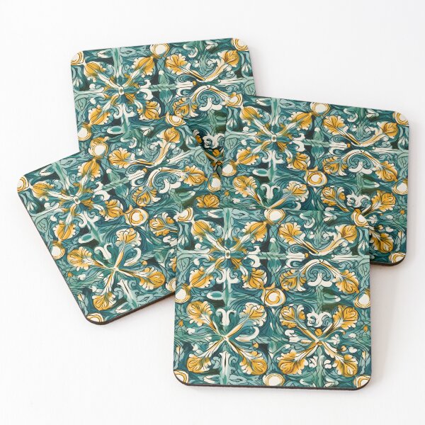Item preview, Italian Majolica Tile 10 designed and sold by DigitalPatternx.