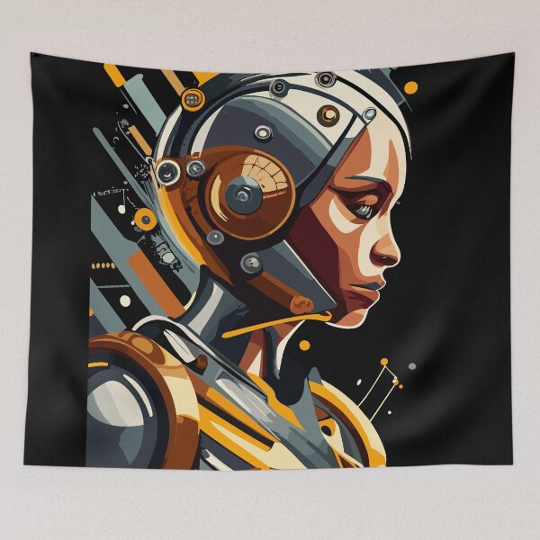 Item preview, Futuristic Girl designed and sold by Metallican.
