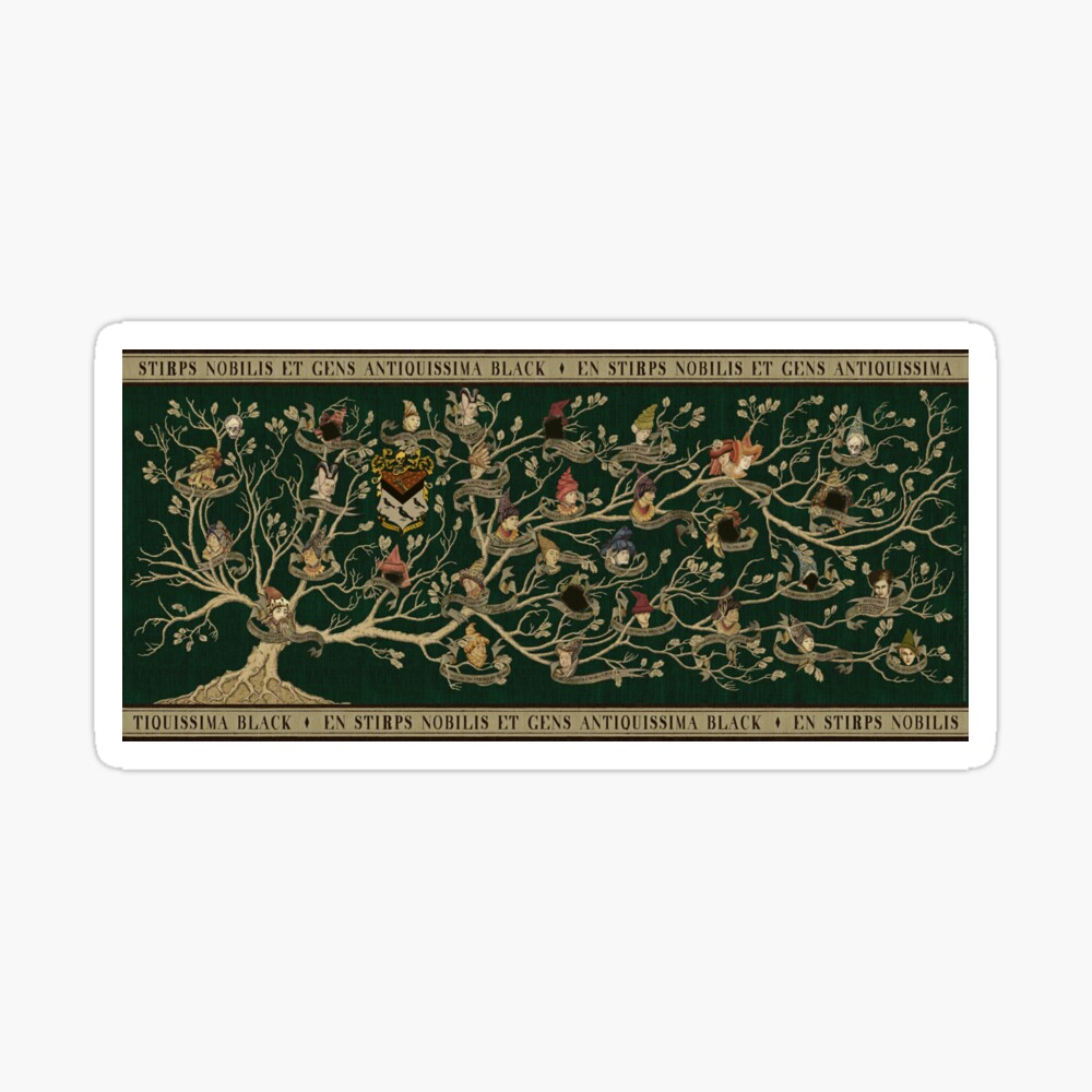 Noble House of Black Family Tree | Photographic Print