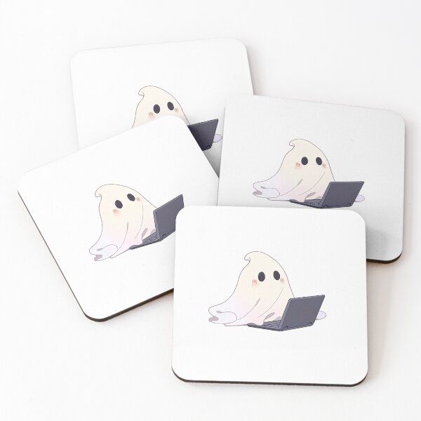 Item preview, Cute Ghost Play Laptop designed and sold by peratale.