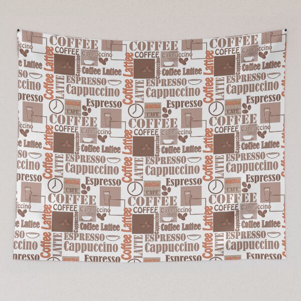 Item preview, Seamless pattern background of coffee.  designed and sold by fuzzyfox.