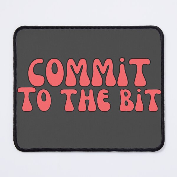 Item preview, Commit To The Bit in Red designed and sold by Pink Ribbon.