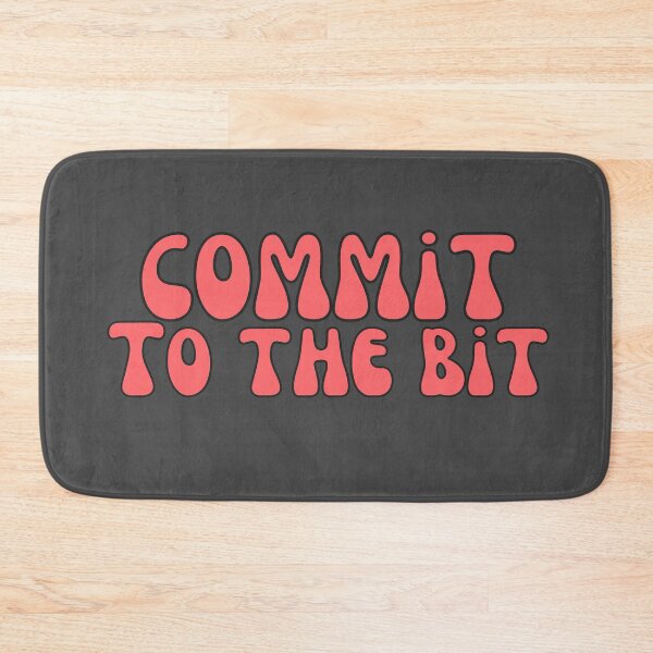 Item preview, Commit To The Bit in Red designed and sold by Pink Ribbon.